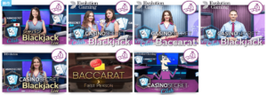 カジノシークレットのライブカジノ