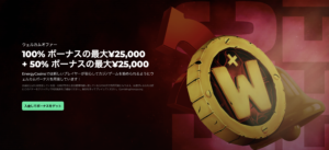 エナジーカジノ　初回入金ボーナス