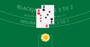 ブラックジャックのダブルダウン